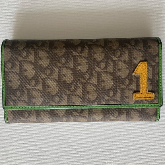 Authentic Vintage Christian Dior Rasta Collection Wallet - Picture 1 of 13